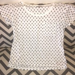 ⚓️EUC Gap Navy Anchors Blouse⚓️